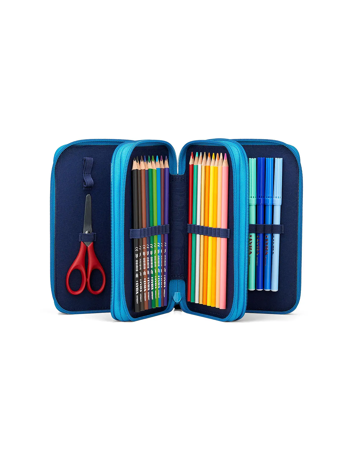 ERGOBAG | Schultasche Set 5tlg CUBO LIGHT VerfolgBäerjagd | schwarz